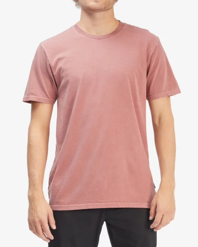 Essential Wave Washed T-Shirt - Faded Rose sold by Billabong