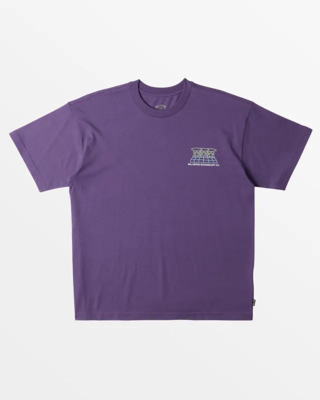 Boys Worldwide T-Shirt - Deep Plum sold by Billabong
