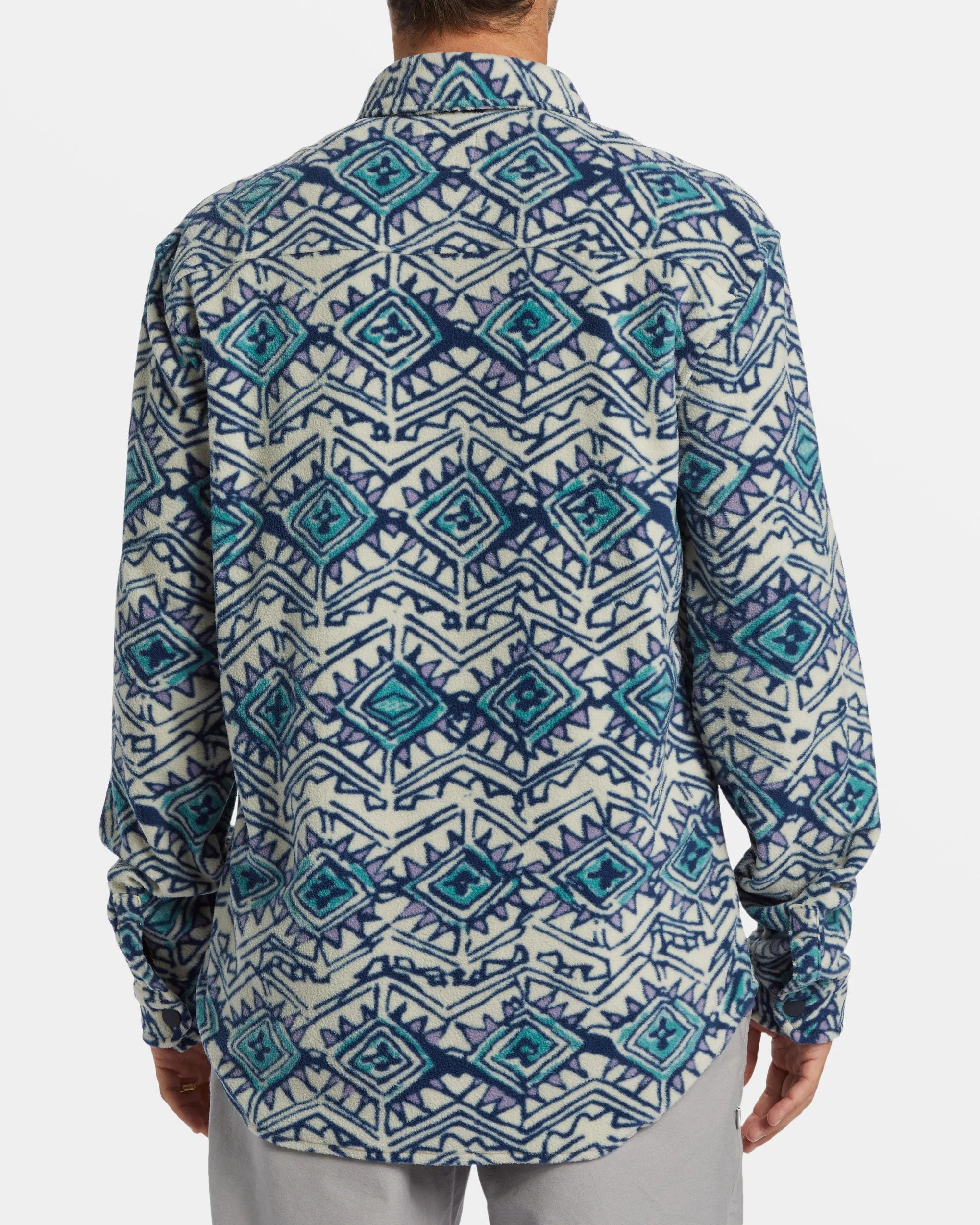 A/Div Furnace Long Sleeve Flannel Shirt - Slate Blue sold by Billabong product image thumbnail 2