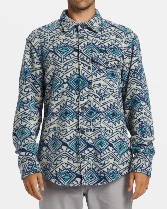 A/Div Furnace Long Sleeve Flannel Shirt - Slate Blue sold by Billabong