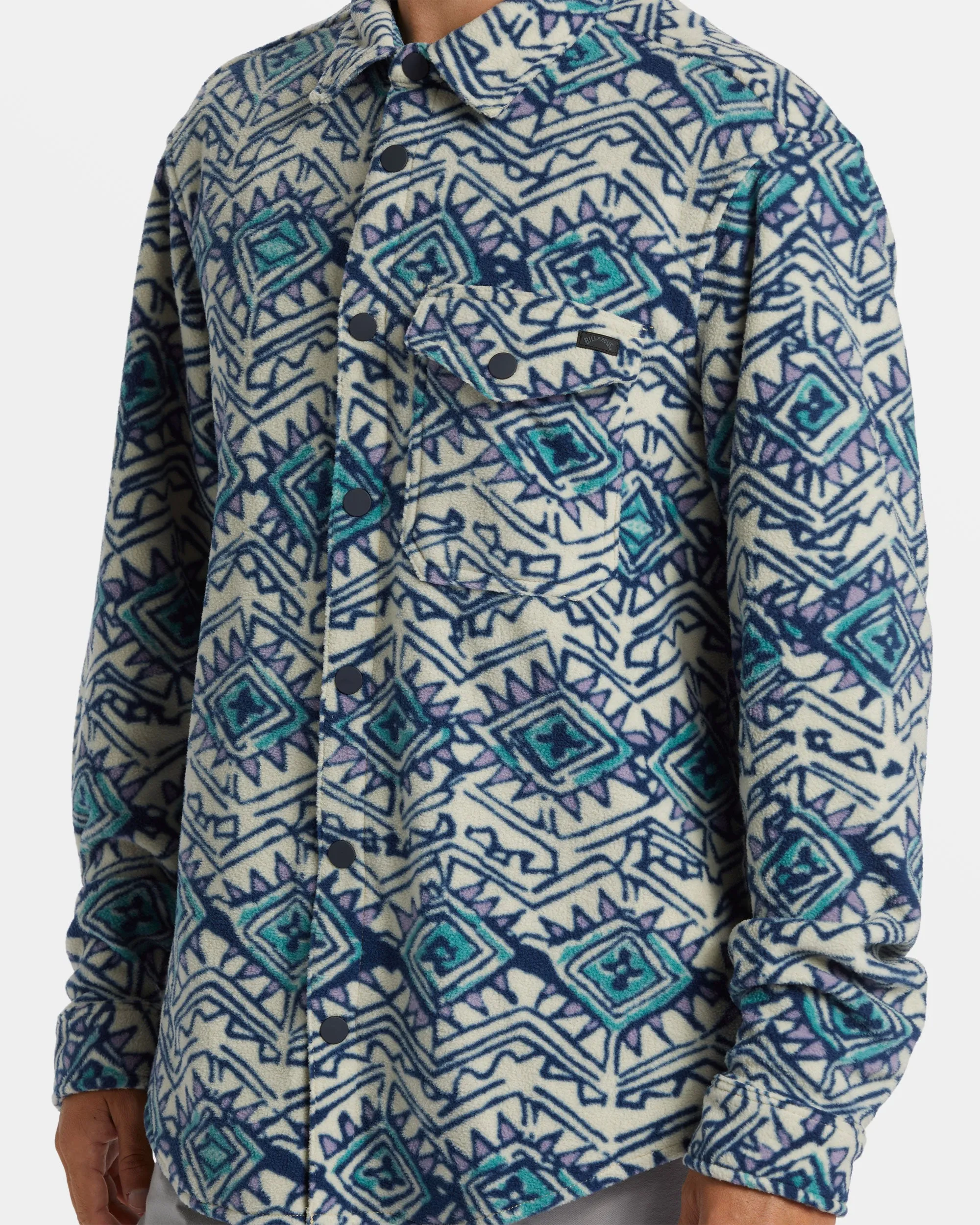 A/Div Furnace Long Sleeve Flannel Shirt - Slate Blue sold by Billabong product image thumbnail 4