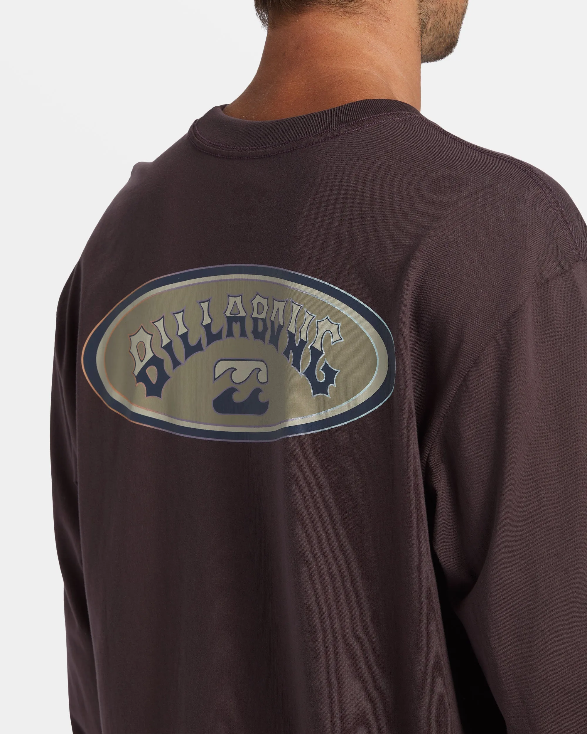 Arch Wave Long Sleeve T-shirt - Plum sold by Billabong product image thumbnail 3