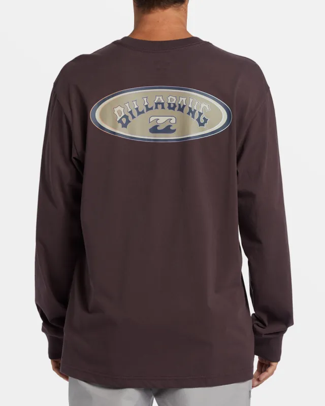 Arch Wave Long Sleeve T-shirt - Plum sold by Billabong