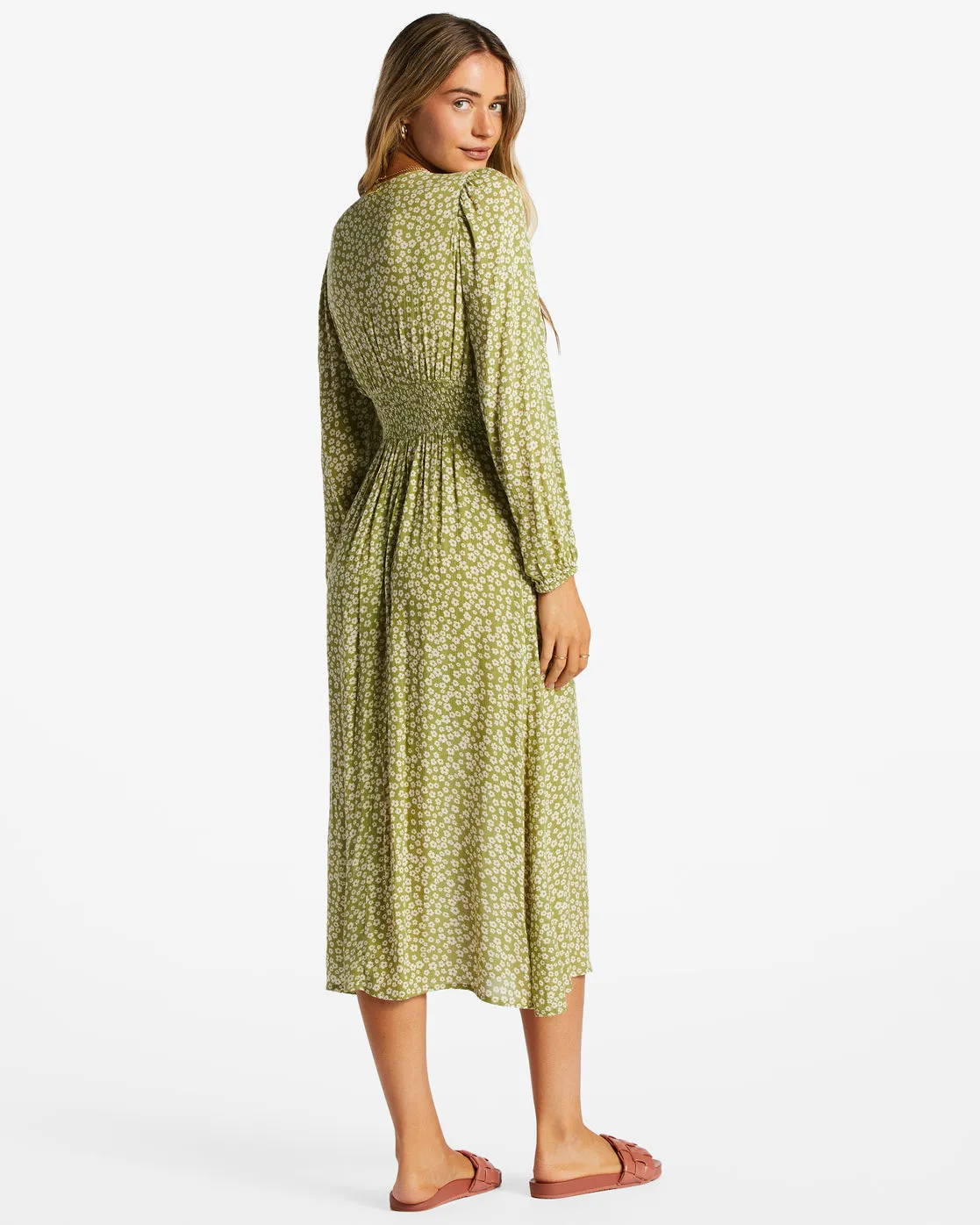 Cool Nights Midi Dress - Green Eyes sold by Billabong product image thumbnail 4