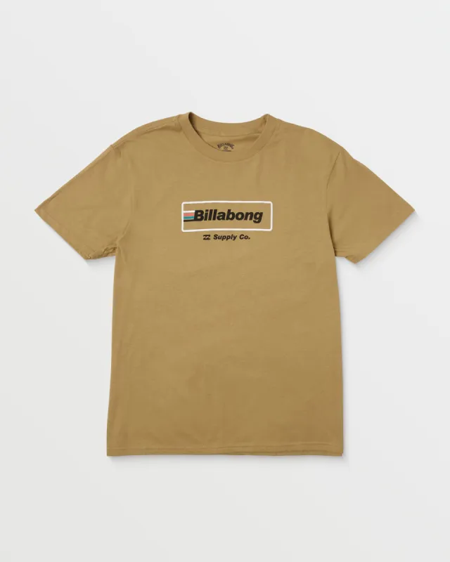 Walled Ii T-Shirt - Dusty Gold made by Billabong