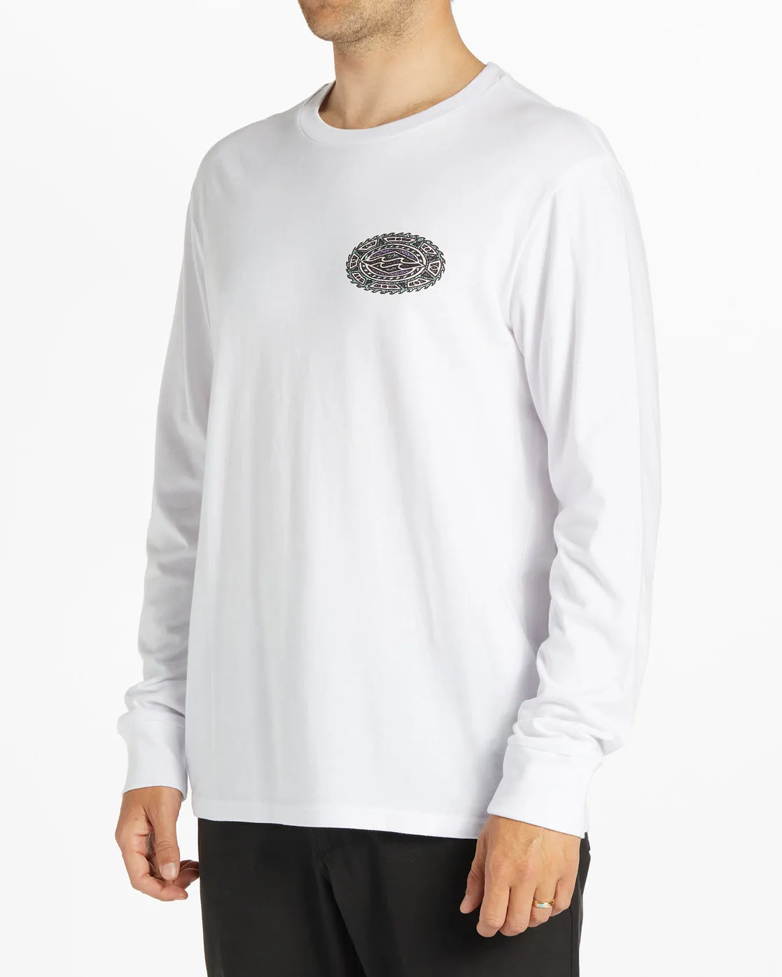 Crayon Wave Long Sleeve T-Shirt - White sold by Billabong product image thumbnail 5