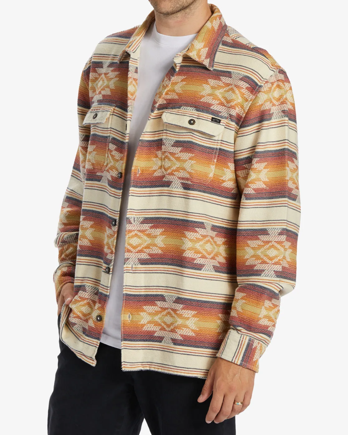 Offshore Jacquard Flannel Long Sleeve Shirt - Gold sold by Billabong product image thumbnail 2