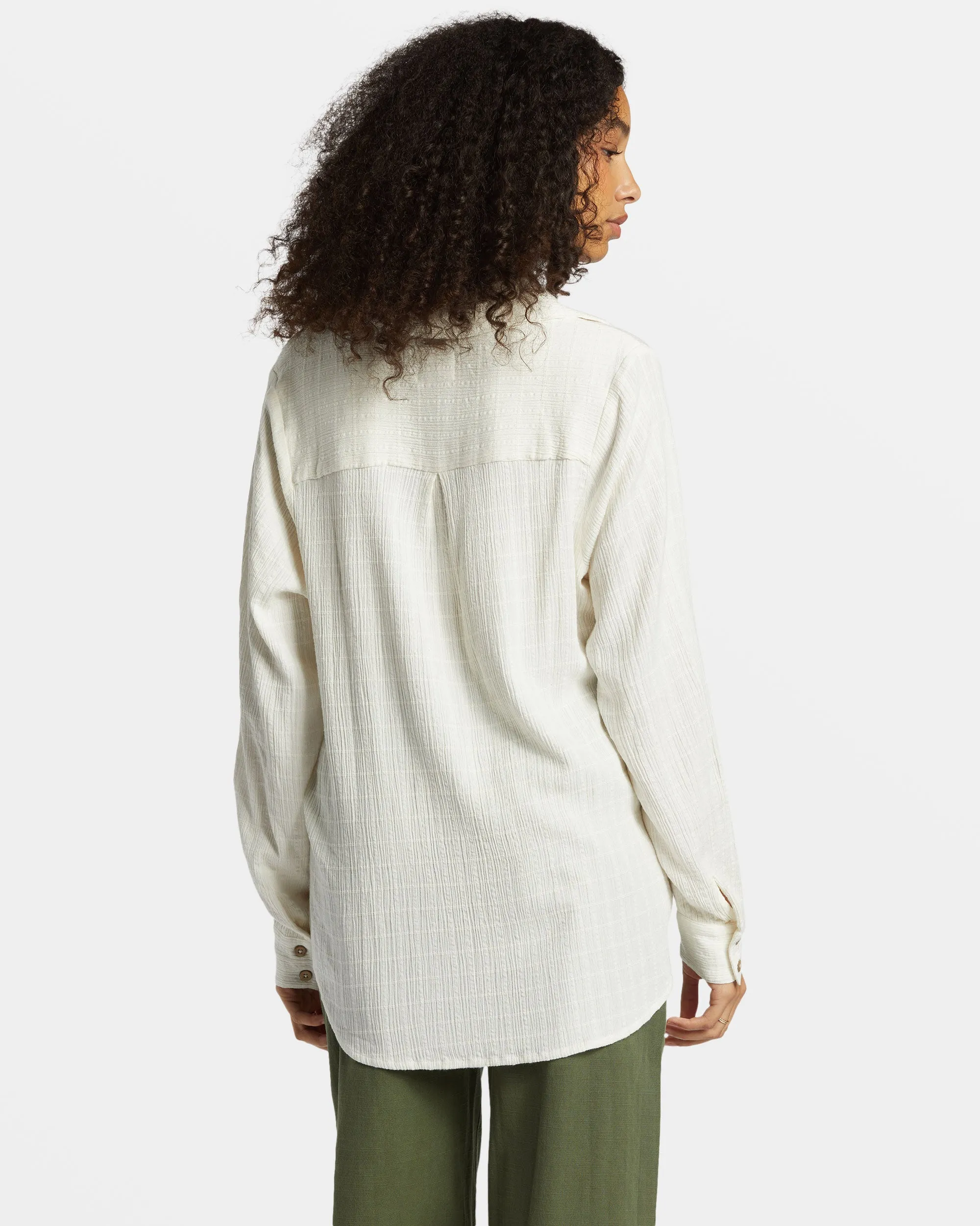 Swell Long Sleeve Shirt - Salt Crystal sold by Billabong product image thumbnail 2