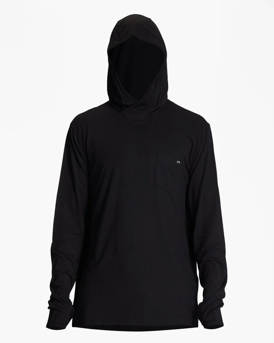 Eclipse Hooded Long Sleeve Surf T-Shirt - Black sold by Billabong