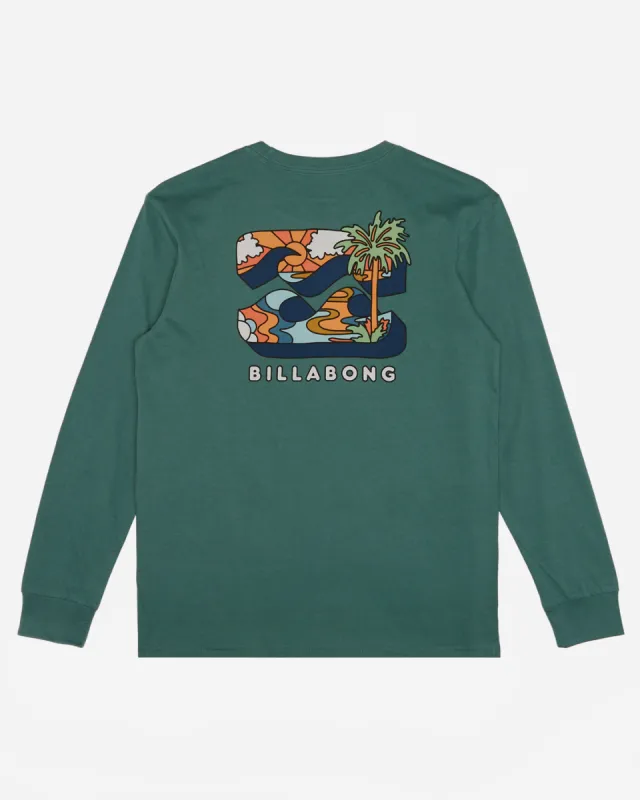 Boys Bbtv Long Sleeve T-Shirt - Billiard sold by Billabong
