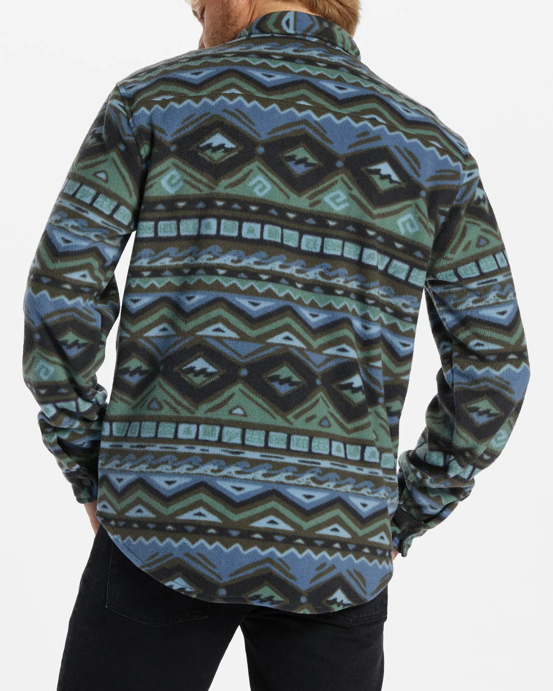 A/Div Furnace Long Sleeve Flannel Shirt - Raven sold by Billabong product image thumbnail 3