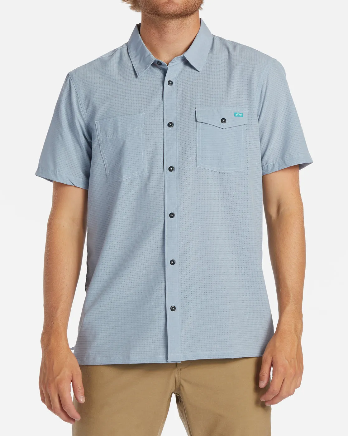 A/Div Surftrek Perf Short Sleeve Shirt - Mist sold by Billabong