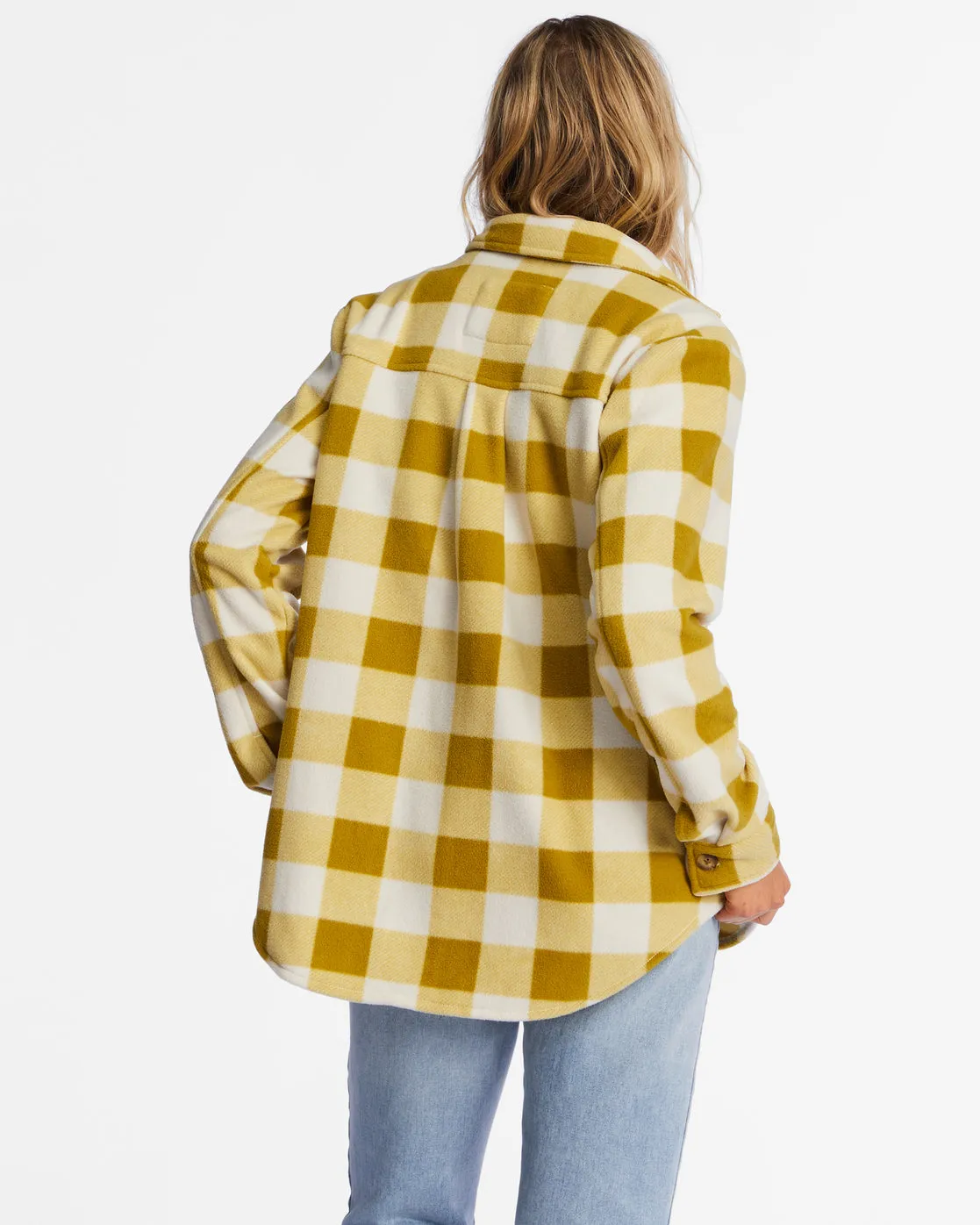 A/Div Forge Fleece Flannel Shacket - Fresh Moss sold by Billabong product image thumbnail 3