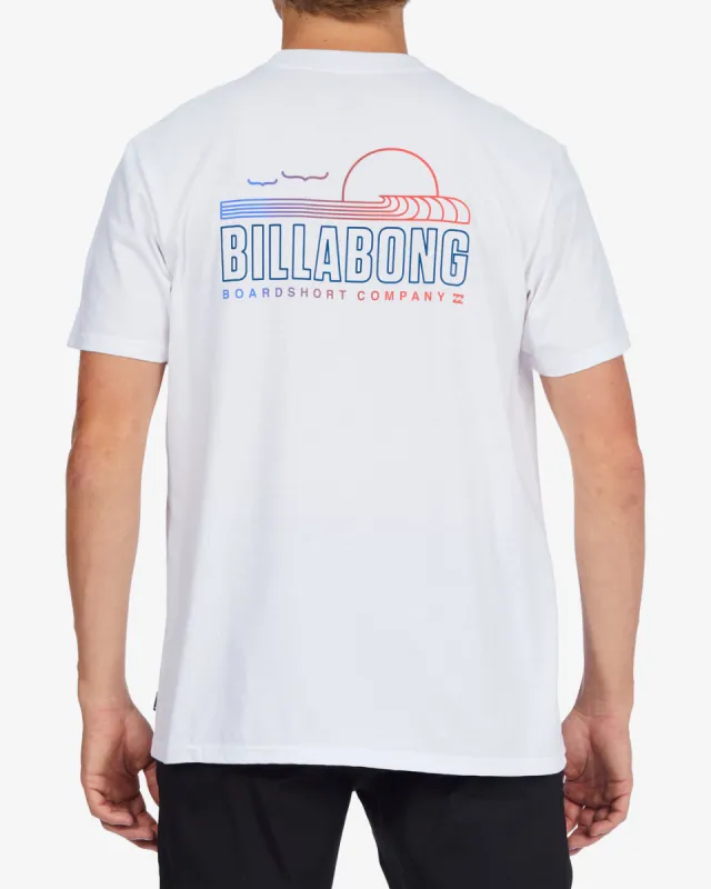 Lounge Short Sleeve T-Shirt - White sold by Billabong