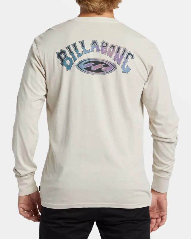 Arch Wash Long Sleeve T-shirt - Stone sold by Billabong
