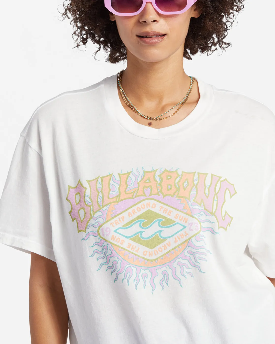 Around The Sun T-Shirt - Salt Crystal sold by Billabong product image thumbnail 4
