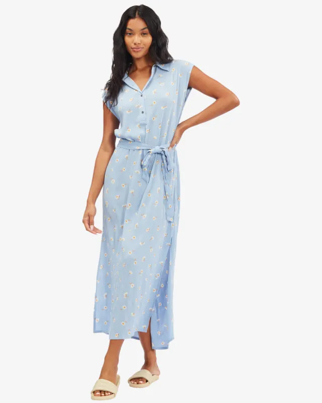 Lovely Ways Woven Dress - Sweet Blue sold by Billabong