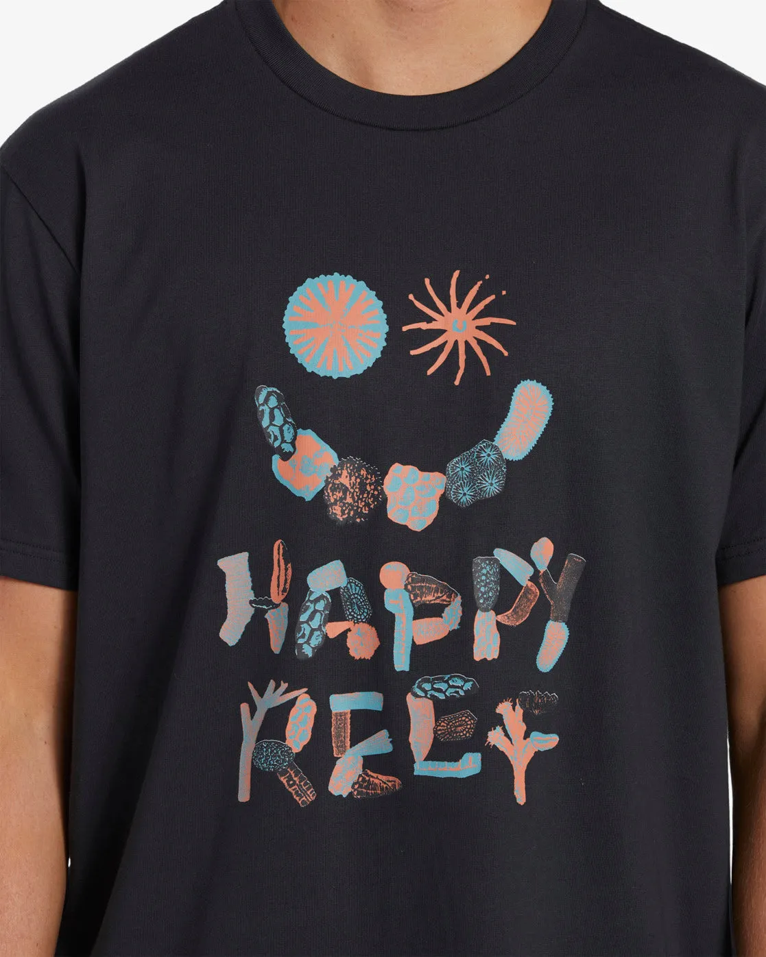 Coral Gardeners Happy Reef T-Shirt - Washed Black sold by Billabong product image thumbnail 4