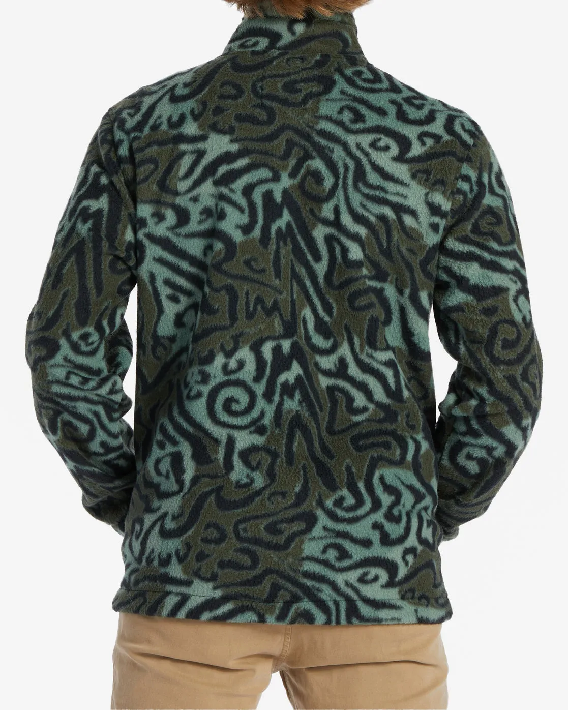 Boundary Half-Zip Mock Neck Fleece - Camo sold by Billabong product image thumbnail 3