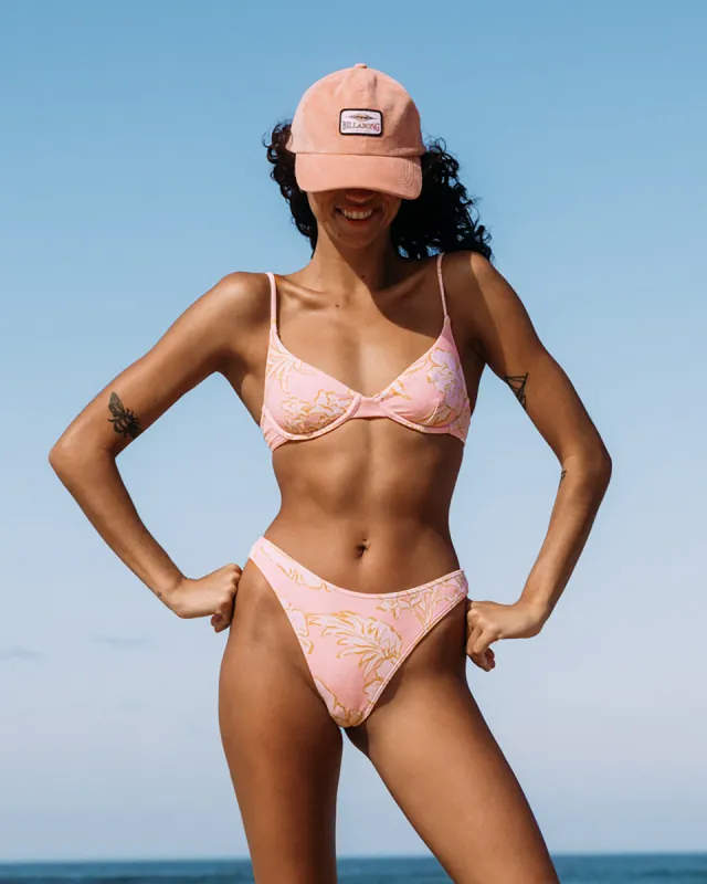 The Tropics Call Underwire Bikini Top - Feelin Peachy sold by Billabong