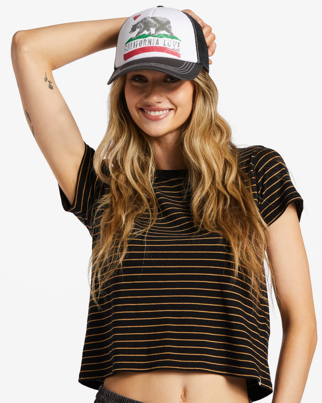 Pitstop Trucker Hat - Char 1 sold by Billabong