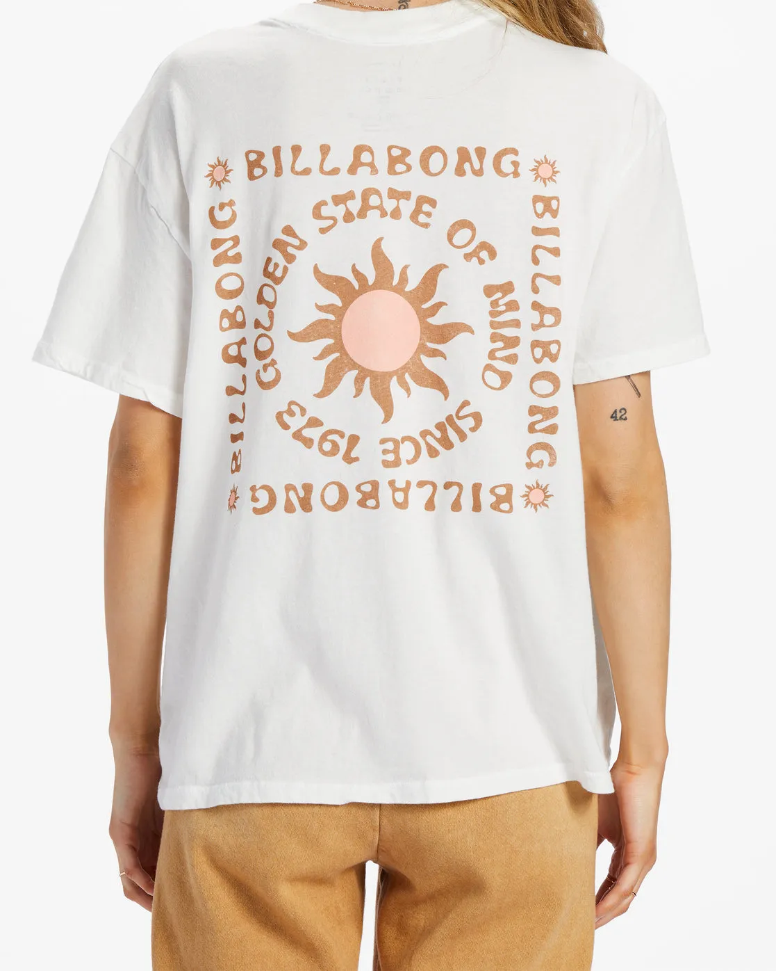 Golden State T-Shirt - Salt Crystal sold by Billabong product image thumbnail 5
