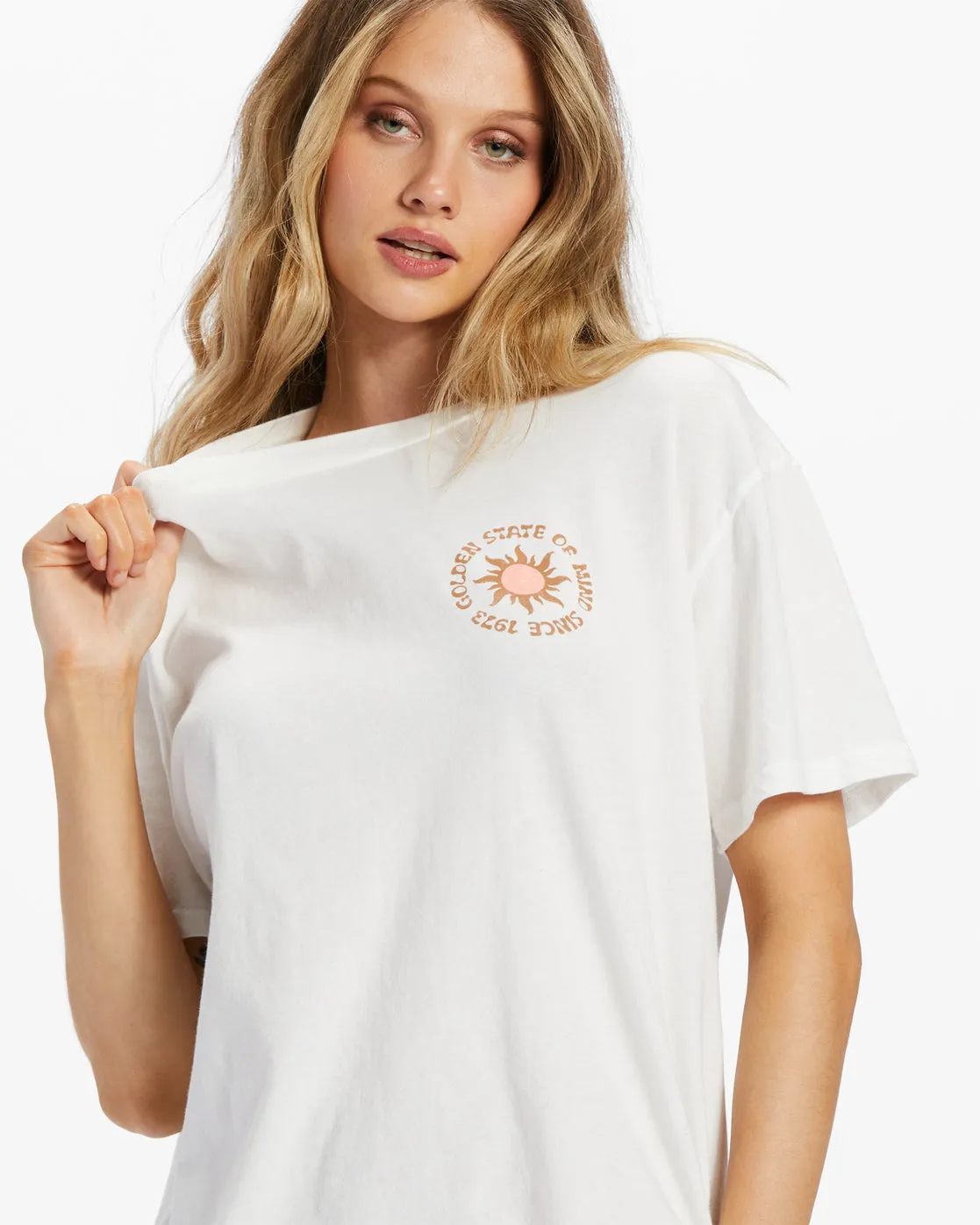 Golden State T-Shirt - Salt Crystal sold by Billabong product image thumbnail 4