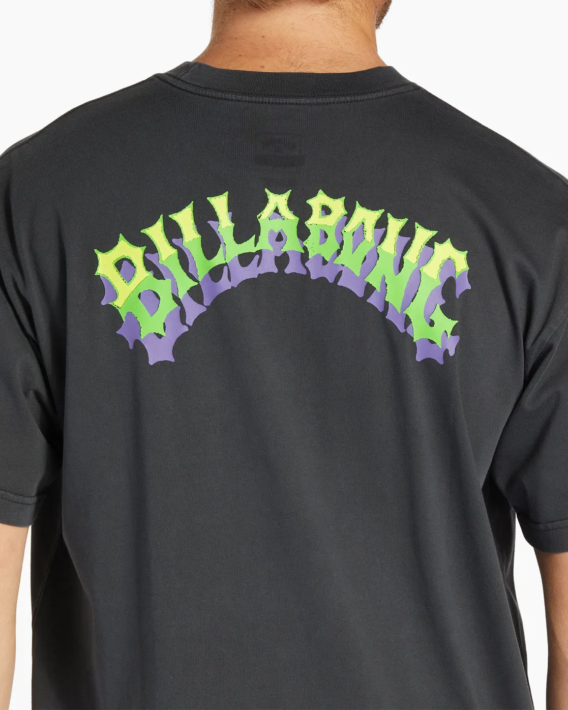 Arch Wave OG Short Sleeve Wave Washed T-Shirt - Washed Black sold by Billabong product image thumbnail 4