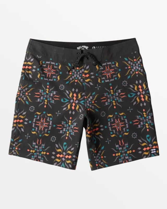 Good Times Pro 18" Boardshorts - Black Multi sold by Billabong