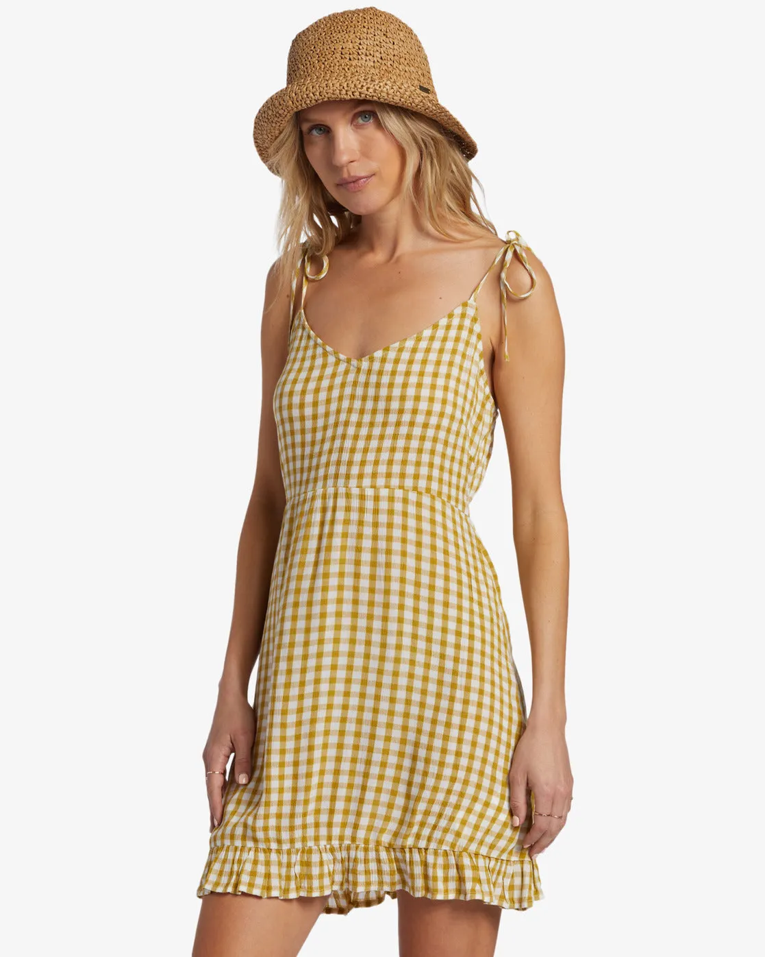 Heart Breaker Strappy Dress - Green Envy sold by Billabong product image thumbnail 4