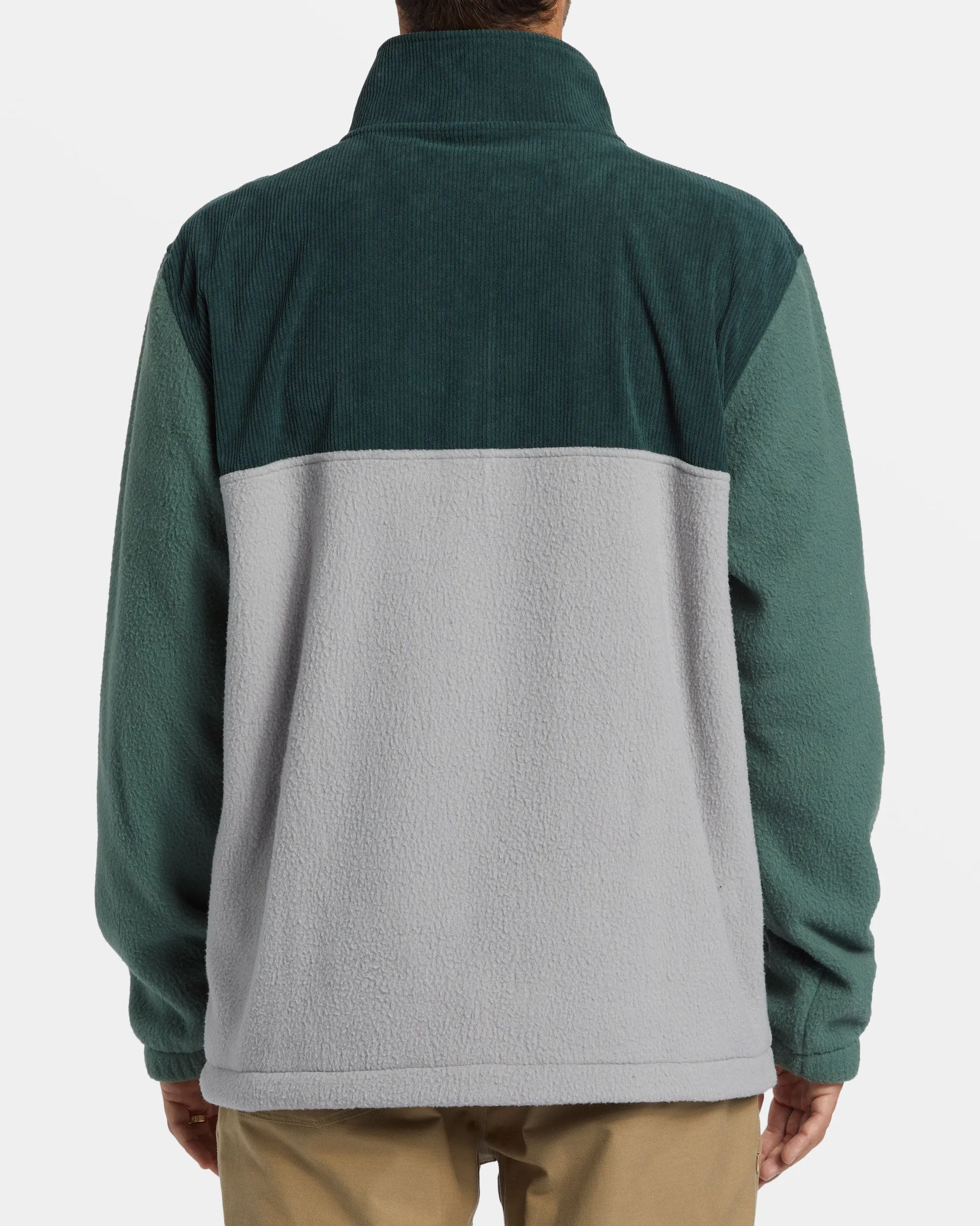 Boundary Trail Polar Fleece Full Zip Pullover - Forest Green sold by Billabong product image thumbnail 2