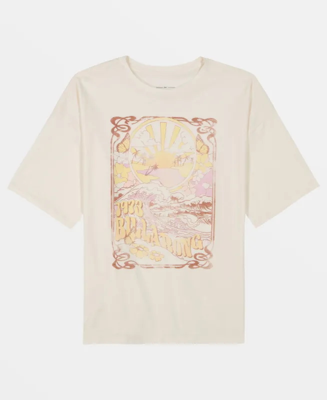 Girls Magic Swell T-Shirt - Salt Crystal sold by Billabong