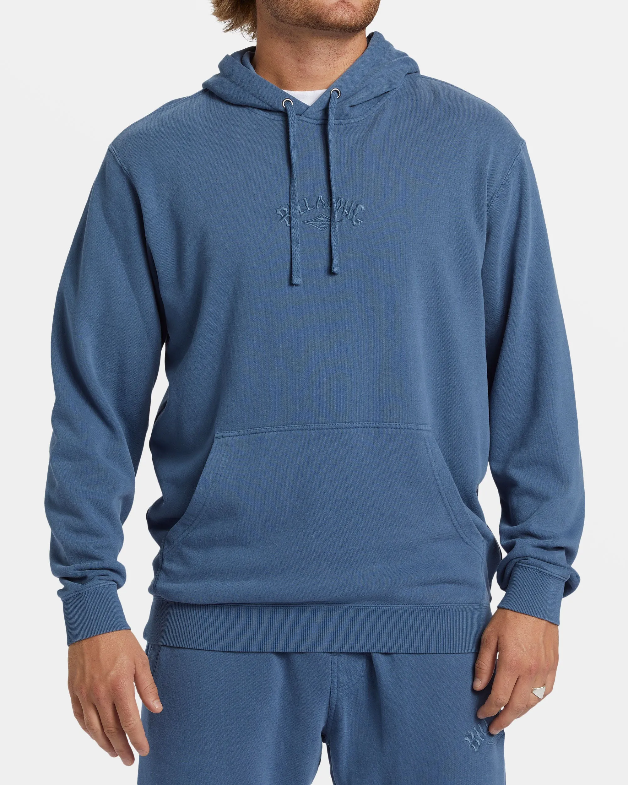 Wave Washed Hoodie - Slate Blue sold by Billabong