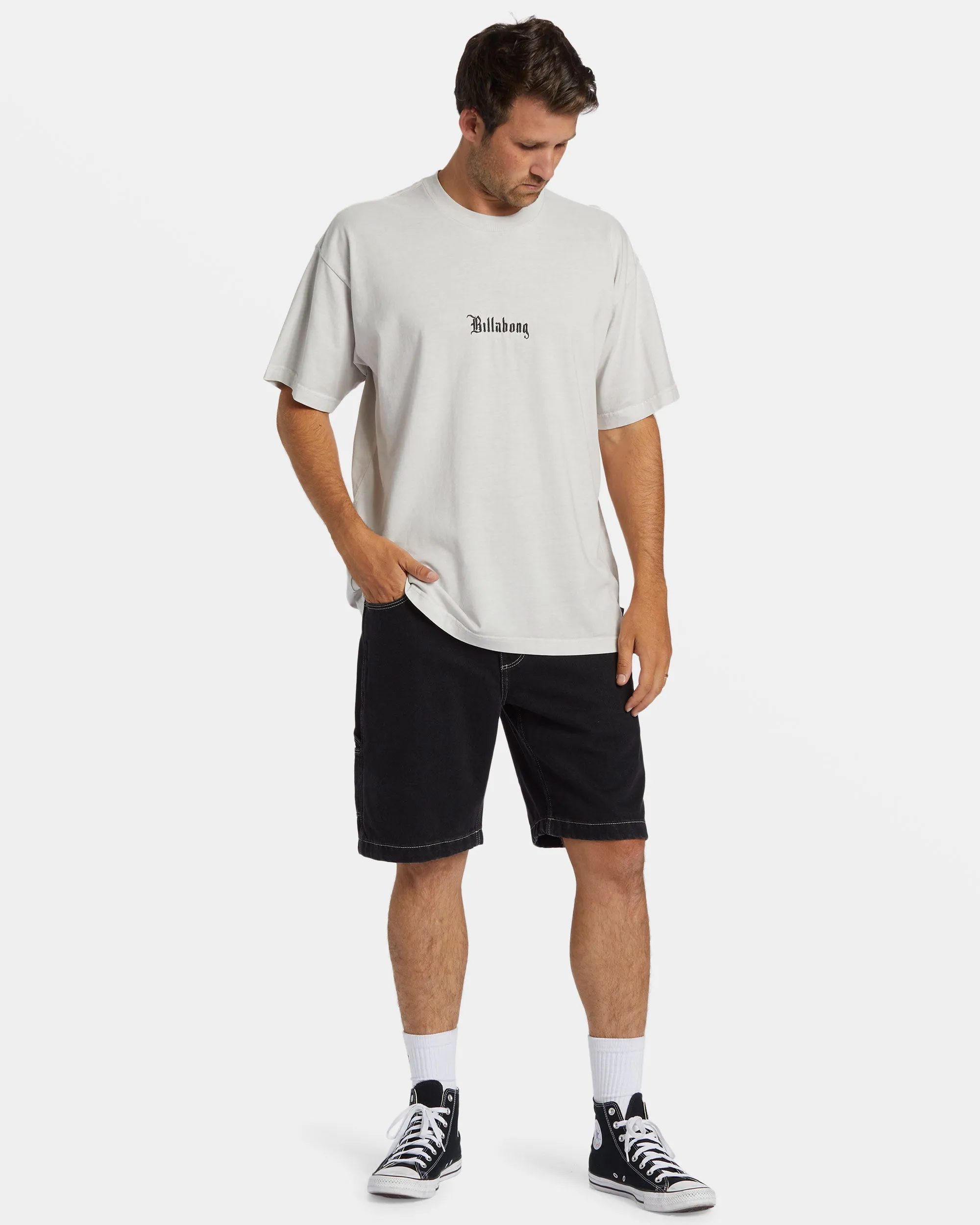 Bad Dog Immortal Workwear Denim Shorts - Black sold by Billabong product image thumbnail 4