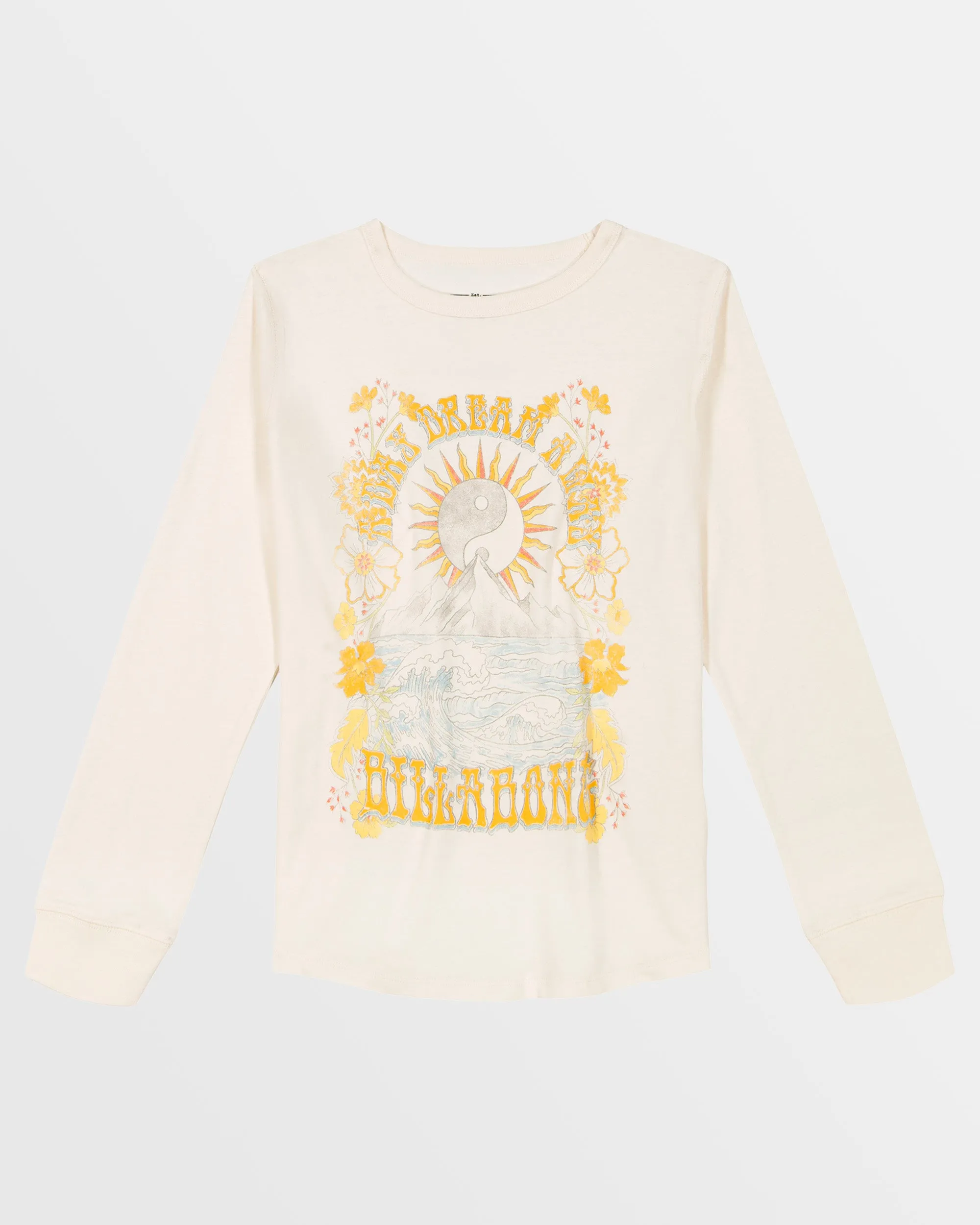 Girls Daydream Away Long Sleeve T-Shirt - Salt Crystal sold by Billabong