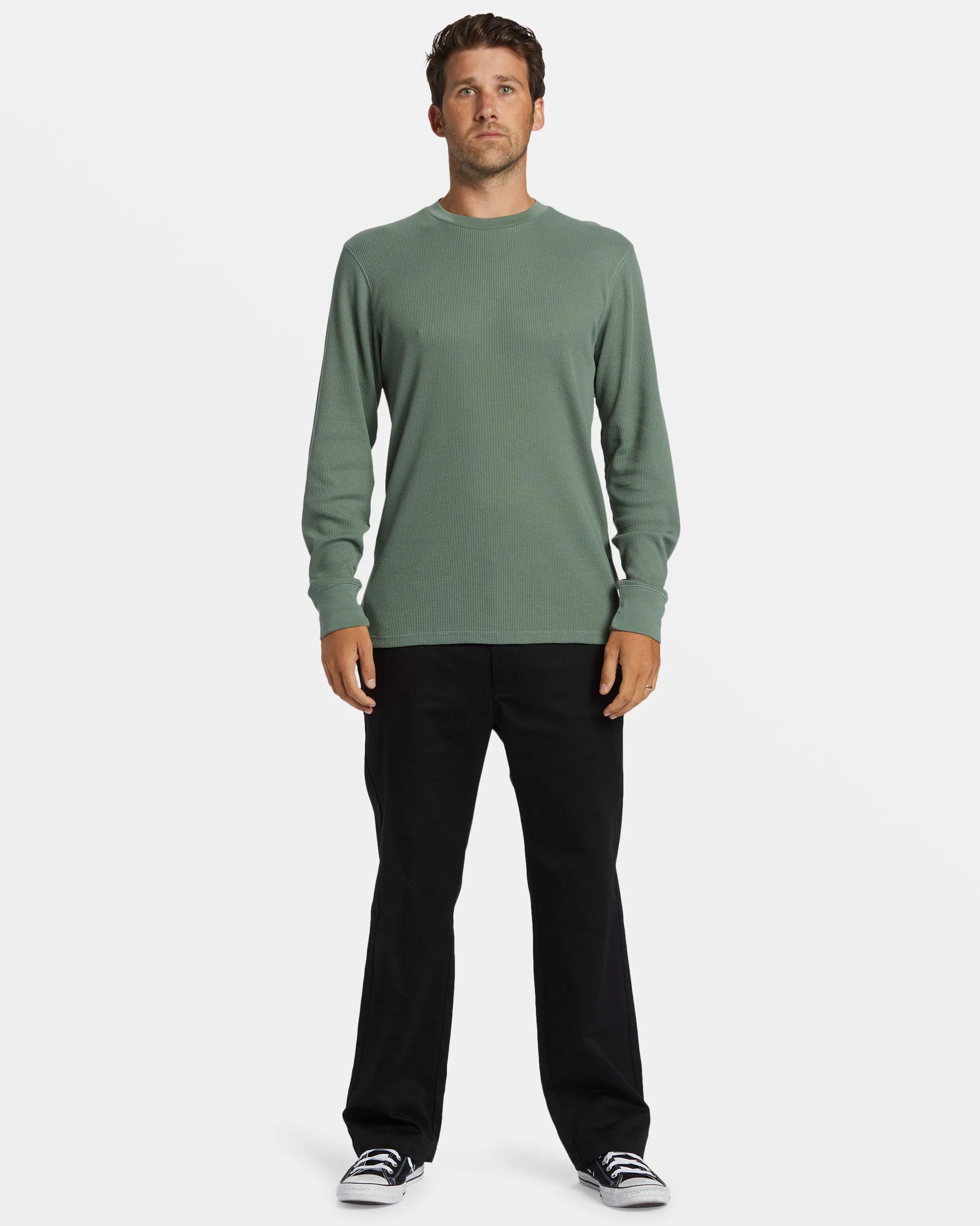 Essential Long Sleeve Thermal Top - Fern sold by Billabong product image thumbnail 5