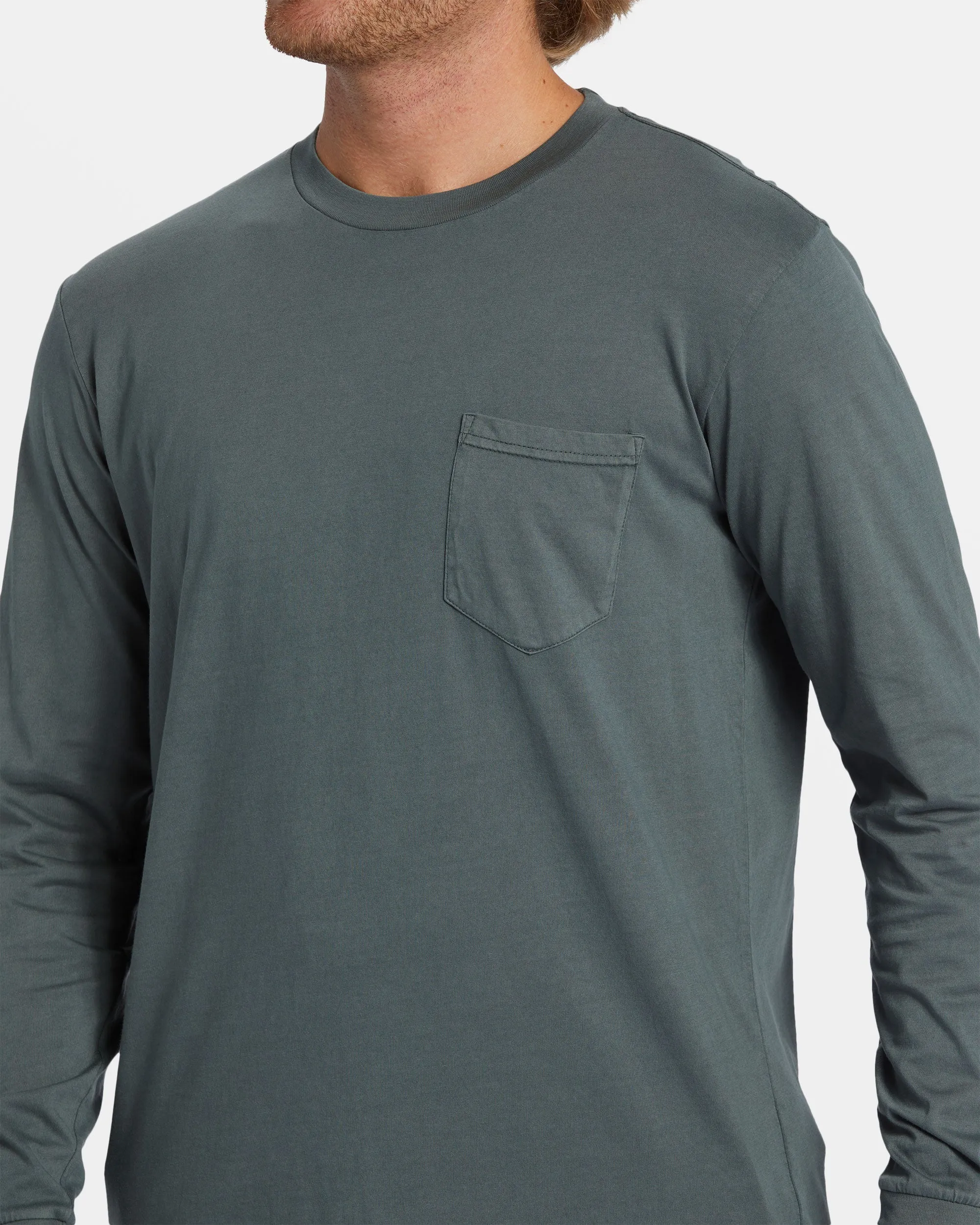 Essential Long Sleeve T-shirt - Slate Green sold by Billabong product image thumbnail 3