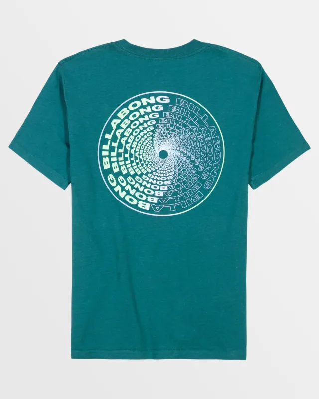 Boys Swivel Grad T-Shirt - Real Teal sold by Billabong