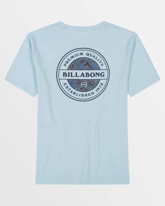 Little Boys Rotor Fill T-Shirt - Coastal Blue sold by Billabong