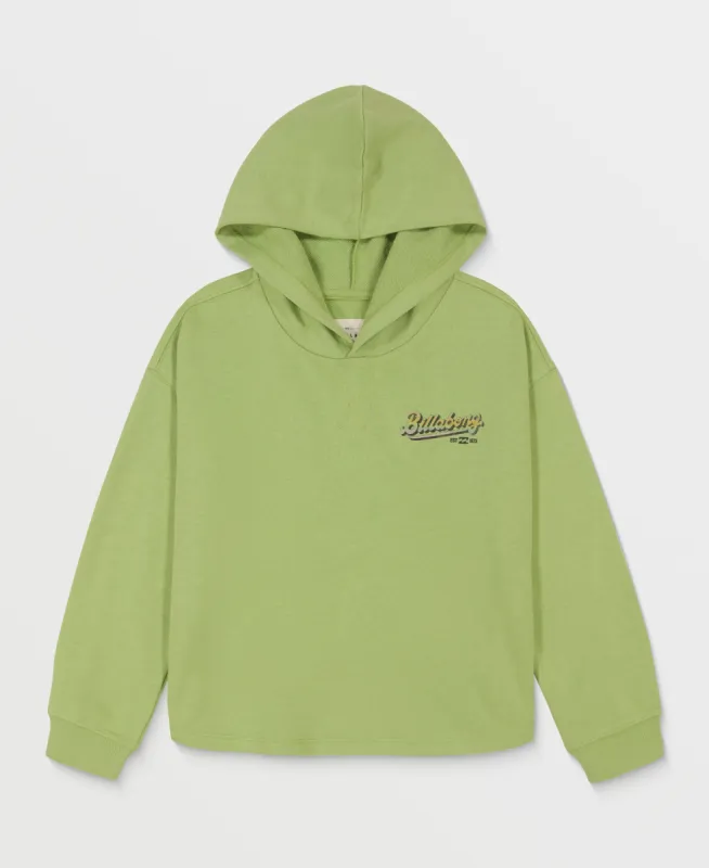 Girls Palm Script Sweatshirt - Willow sold by Billabong