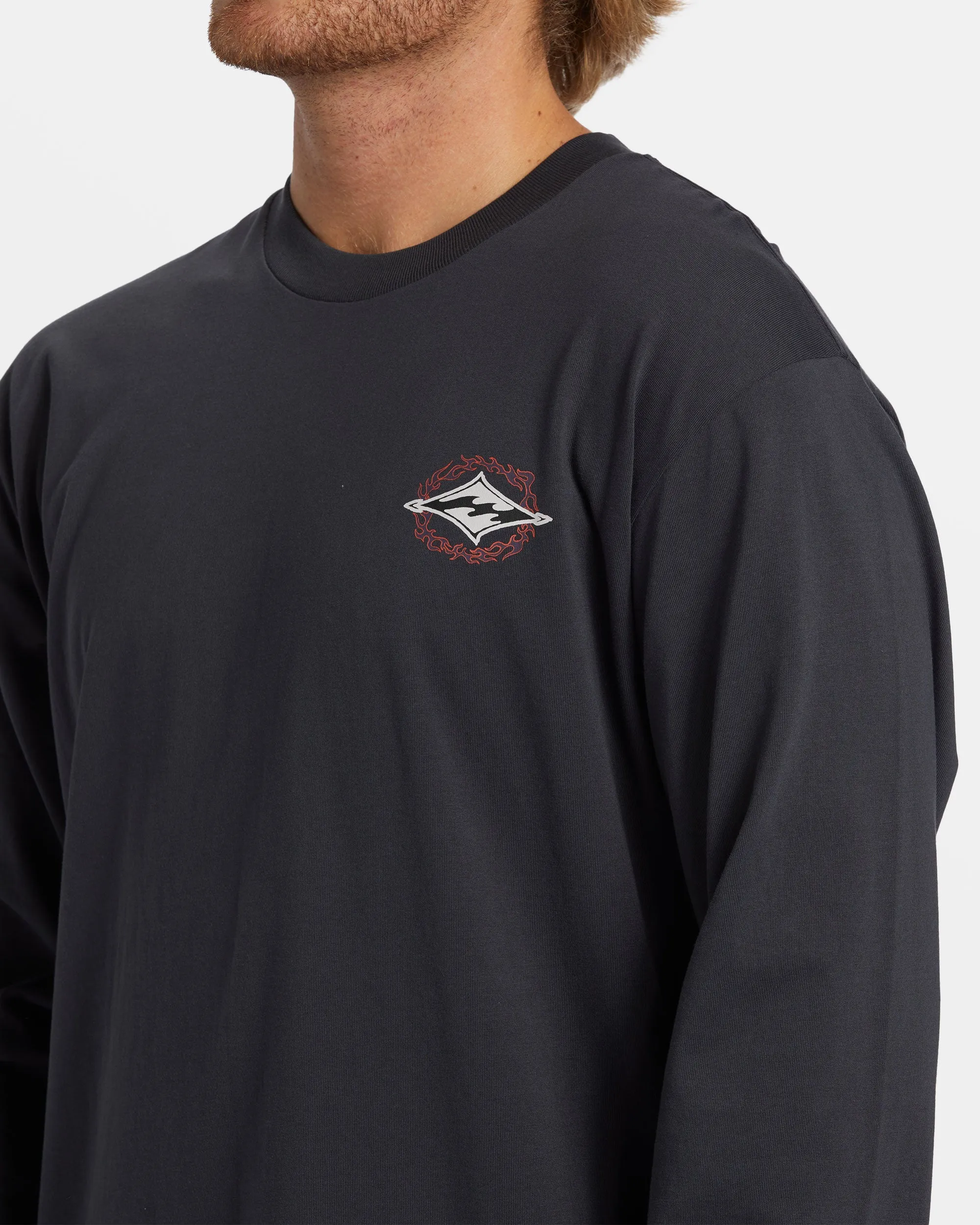 Dragon Long Sleeve T-shirt - Washed Black sold by Billabong product image thumbnail 4