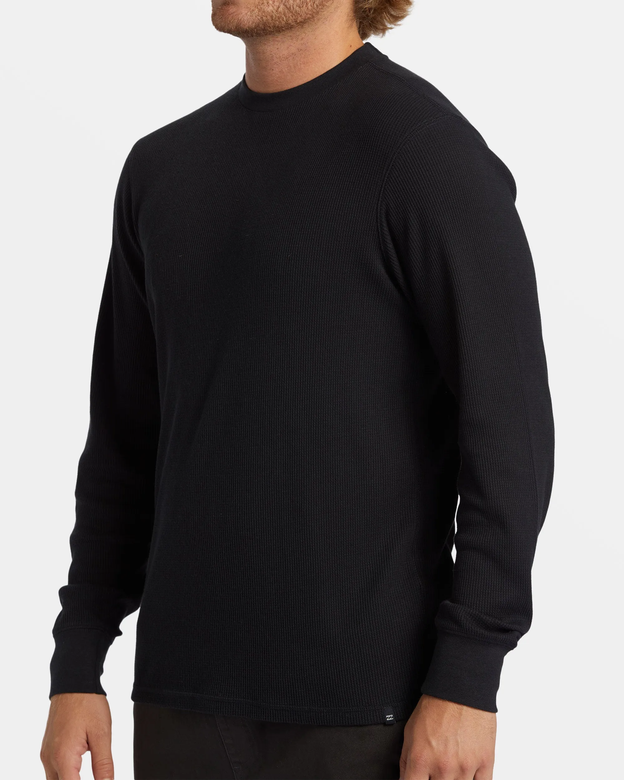 Essential Long Sleeve Thermal Top - Black sold by Billabong product image thumbnail 3