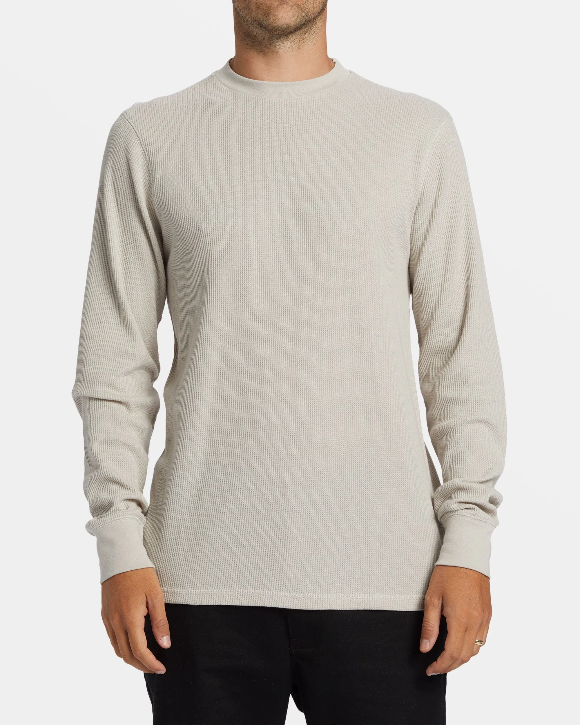 Essential Long Sleeve Thermal Top - Stone sold by Billabong