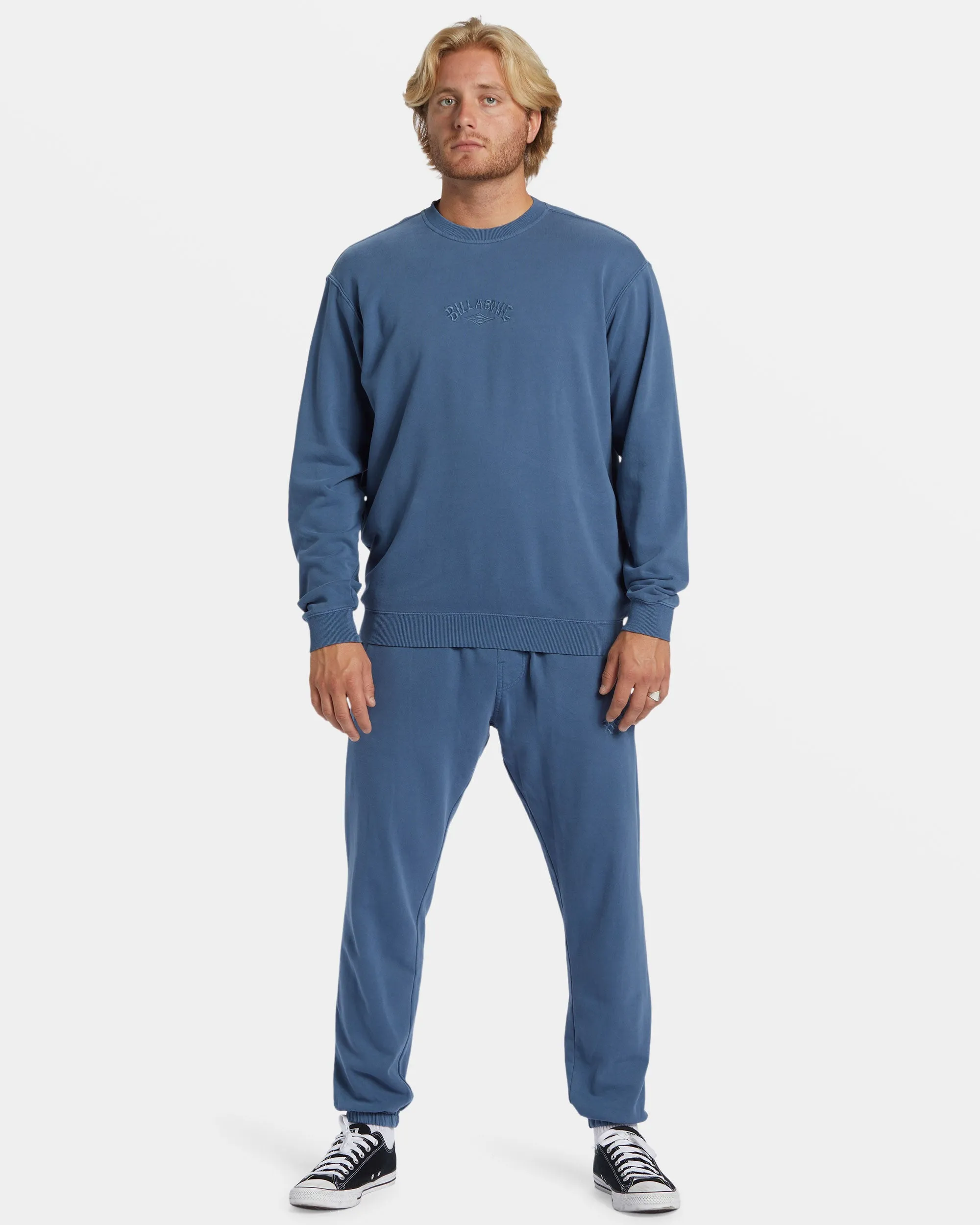 Wave Washed Crewneck Sweatshirt - Slate Blue sold by Billabong product image thumbnail 5