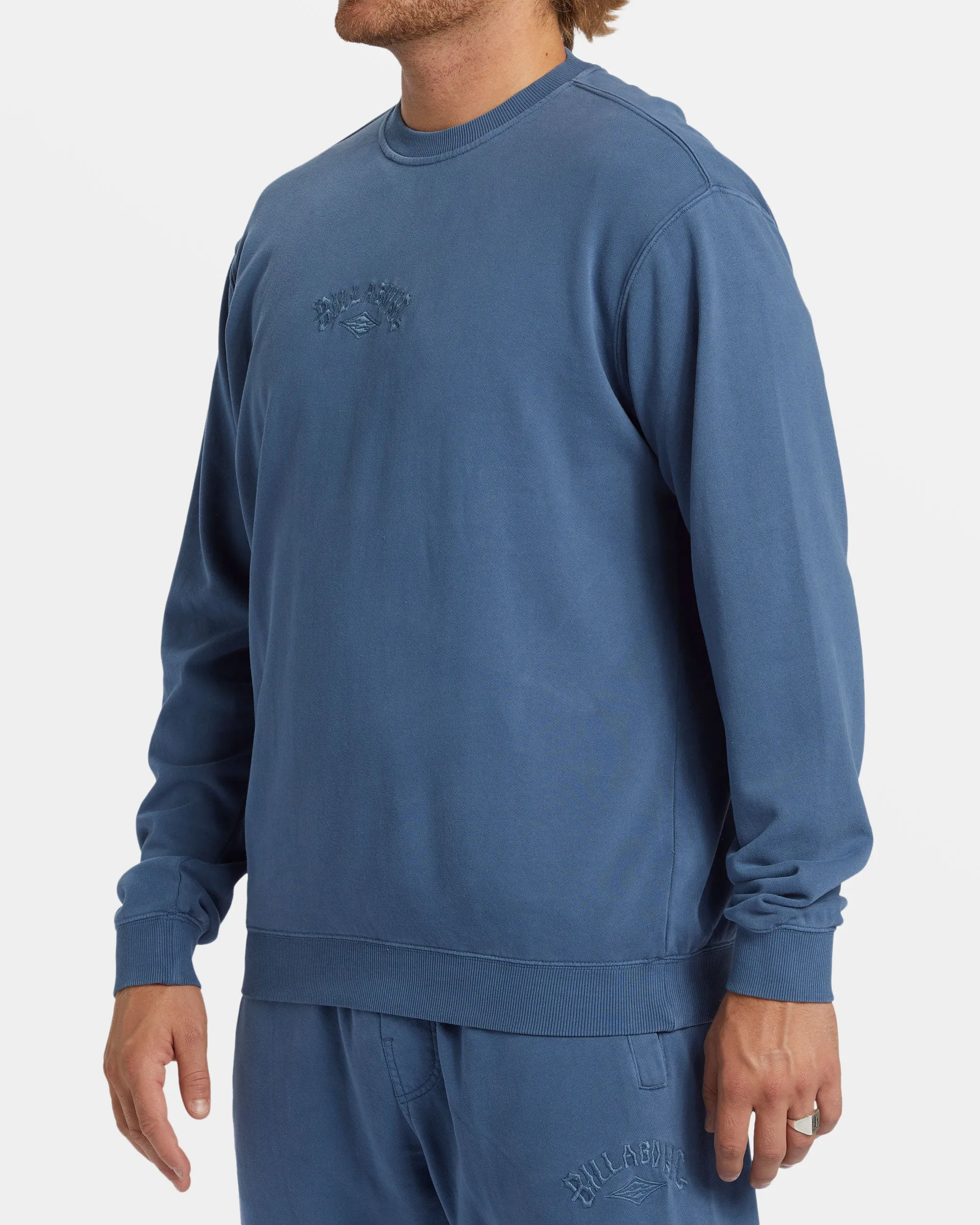 Wave Washed Crewneck Sweatshirt - Slate Blue sold by Billabong product image thumbnail 3
