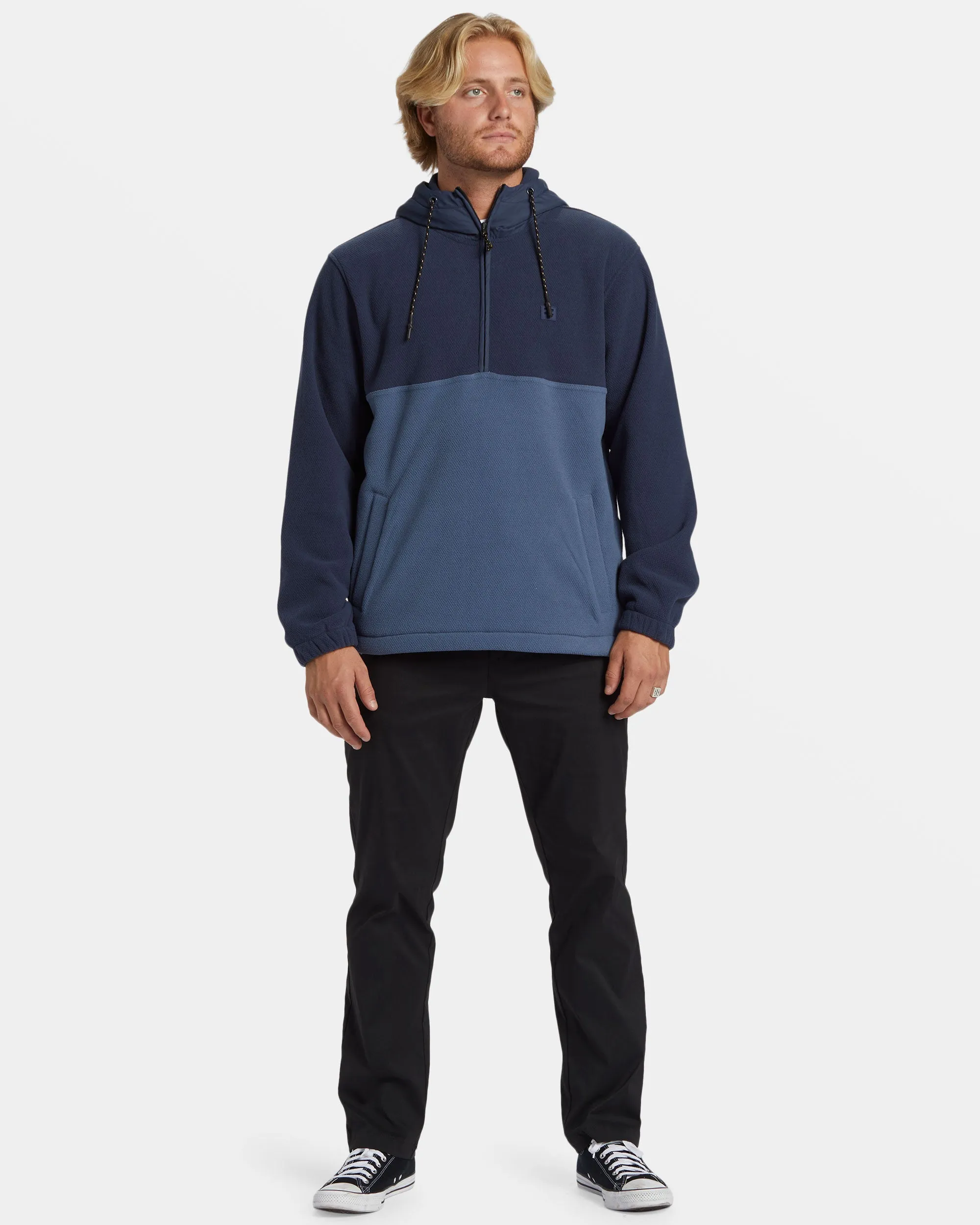 A/Div Boundary Hooded Half-Zip Pullover - Dusty Navy sold by Billabong product image thumbnail 4