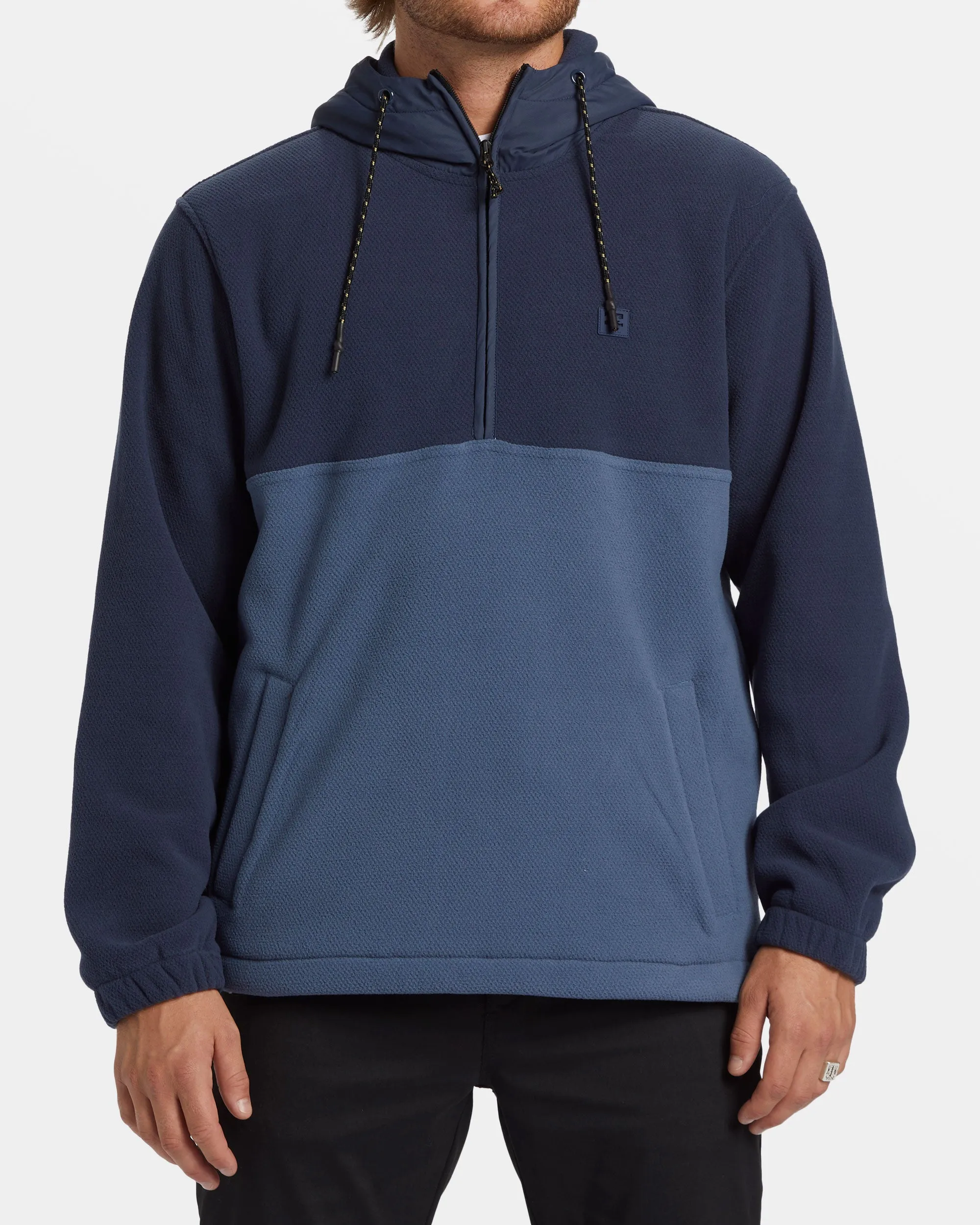 A/Div Boundary Hooded Half-Zip Pullover - Dusty Navy sold by Billabong
