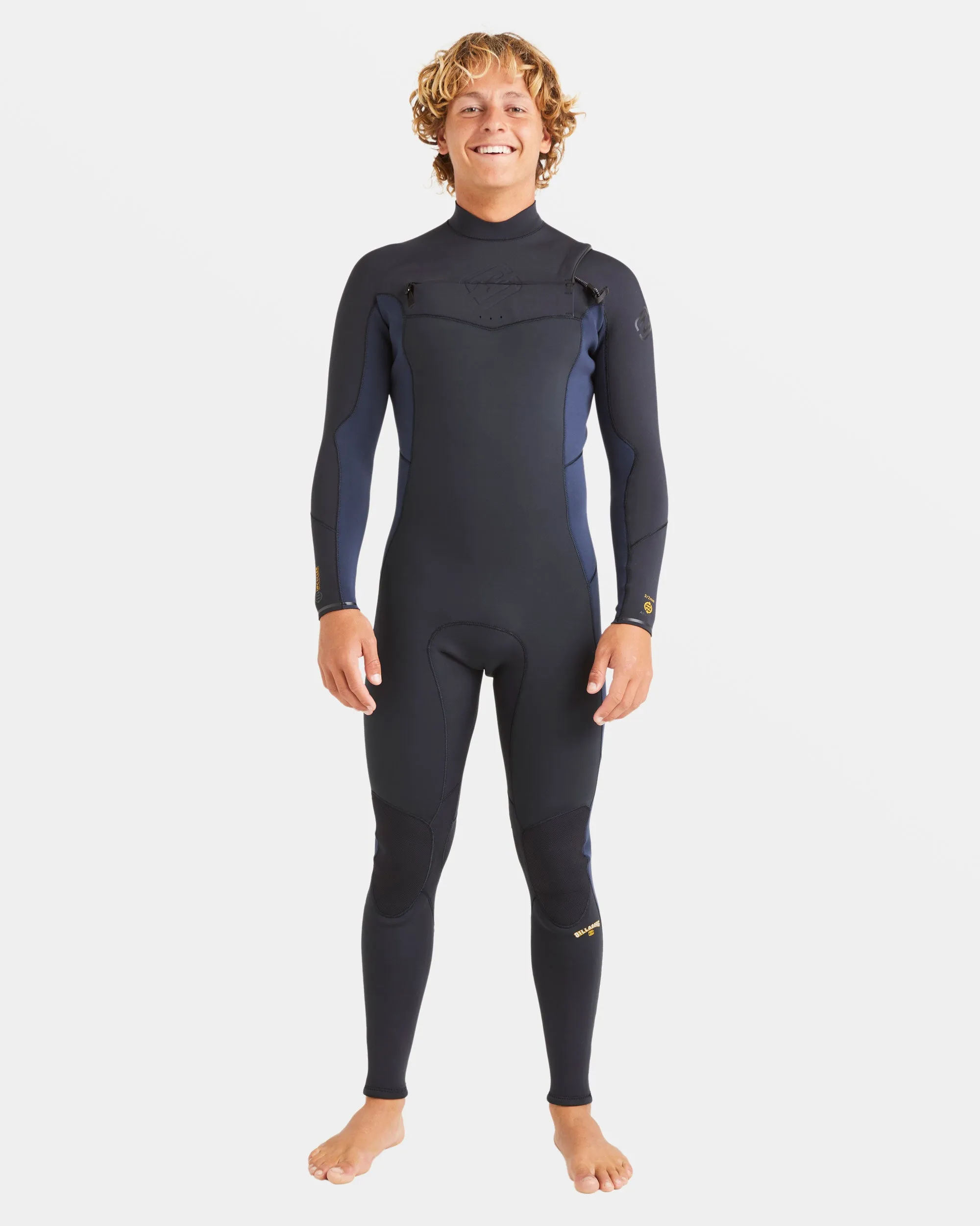 4/3mm Absolute Natural Upcycler Chest Zip GBS Wetsuit - Dark Navy sold by Billabong