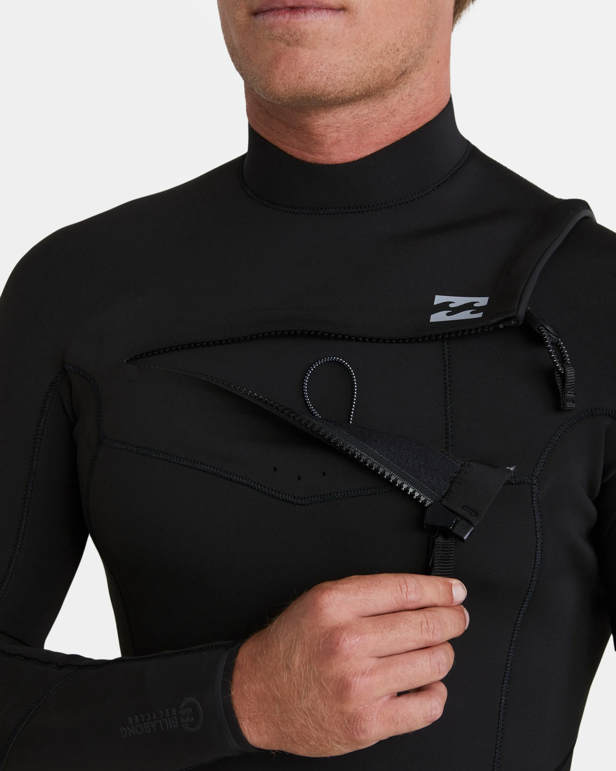 2/2mm Revolution Natural Upcycler Chest Zip Long Sleeve Springsuit - Black sold by Billabong product image thumbnail 5