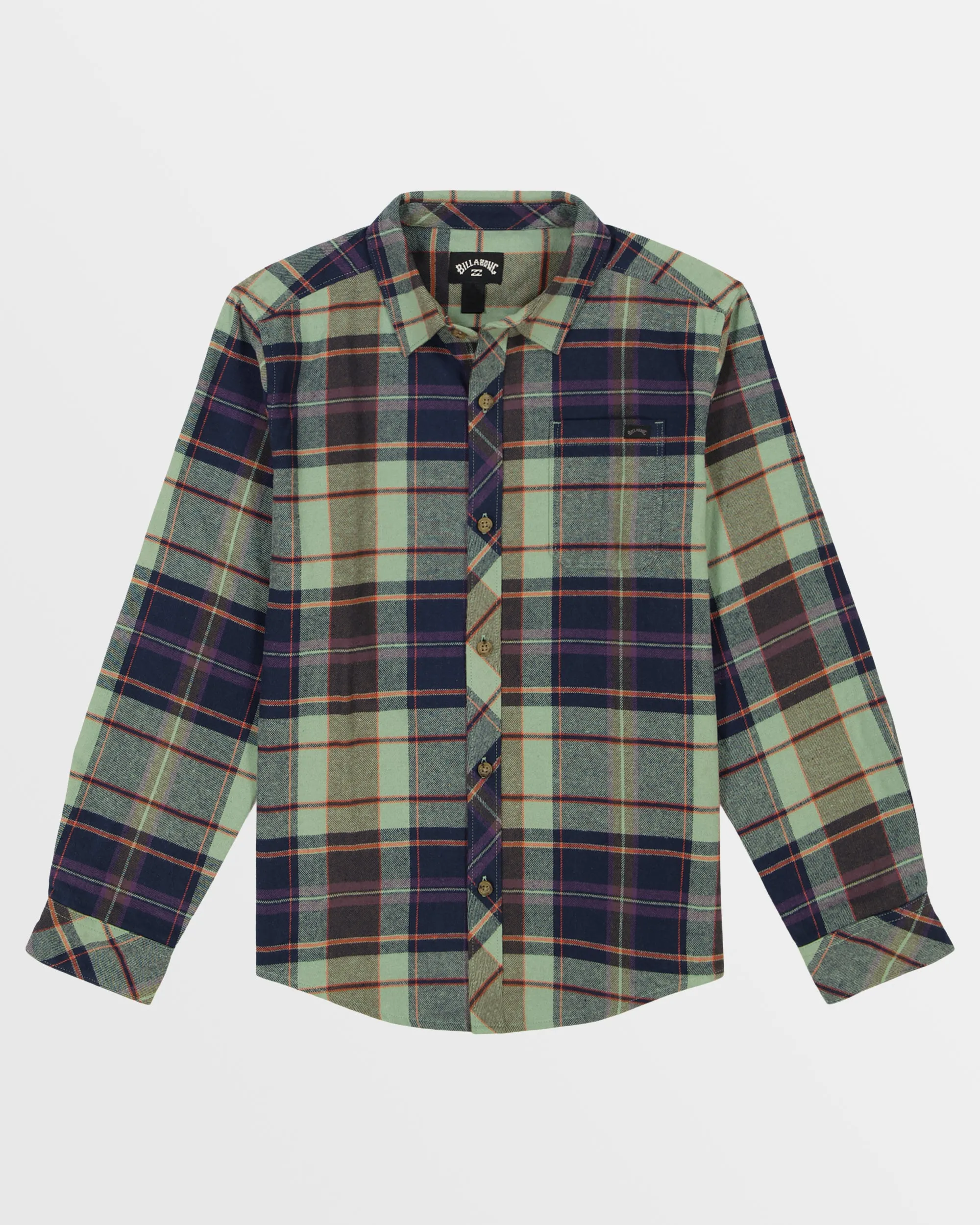 Little Boys Coastline Long Sleeve Shirt - Fern sold by Billabong